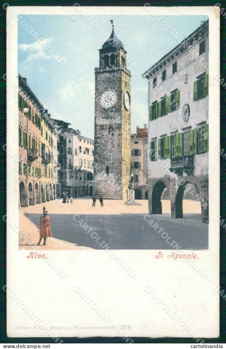 Trento Riva Del Garda Aponale Cartolina RT0340 - Trento
