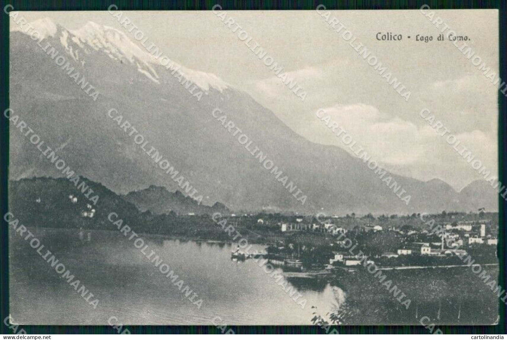 Lecco Colico Panorama Con Lago Cartolina RT2975 - Lecco