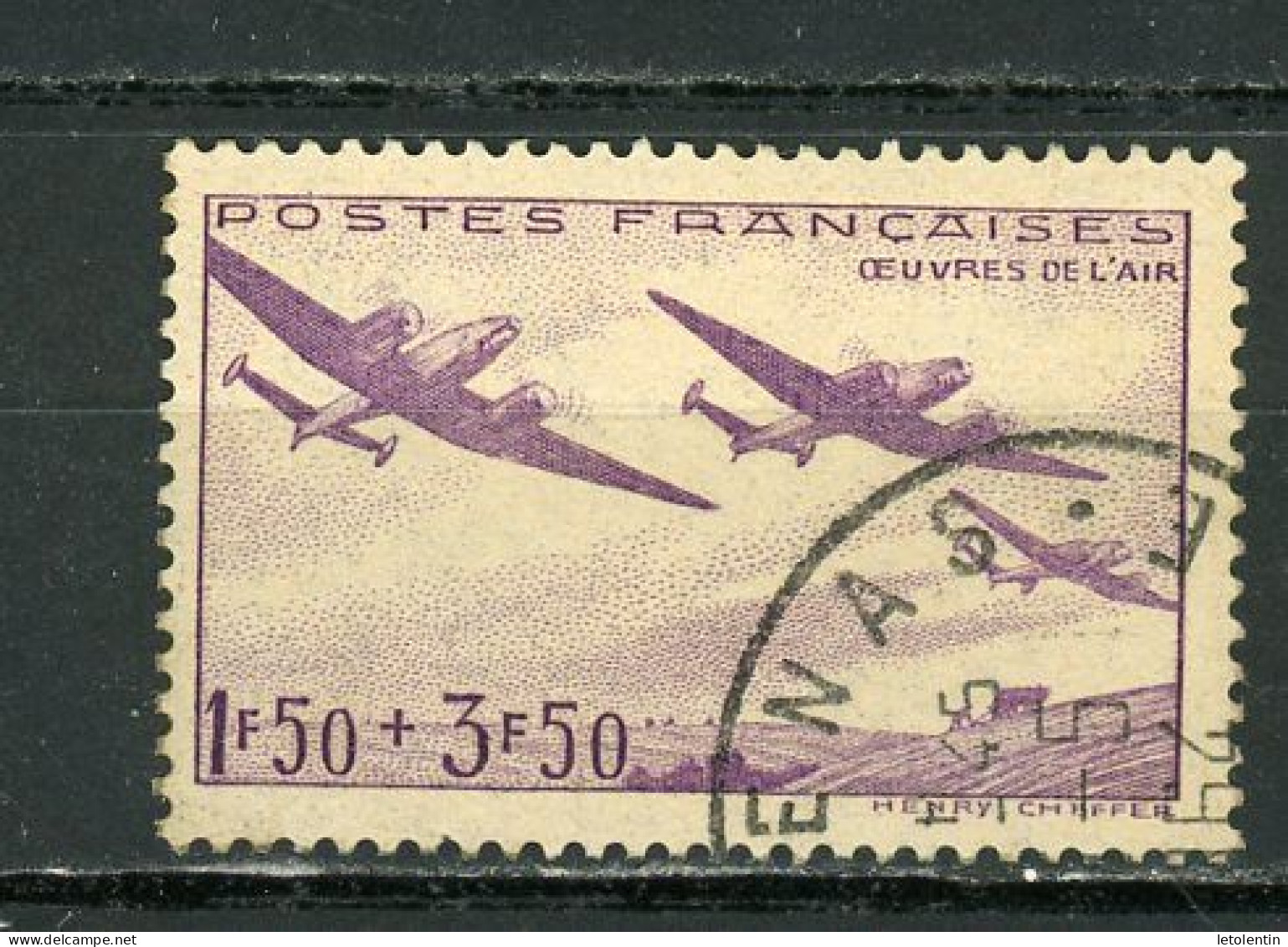 FRANCE - OEUVRES DE L'AIR - N° Yvert 540 Obli. - Used Stamps