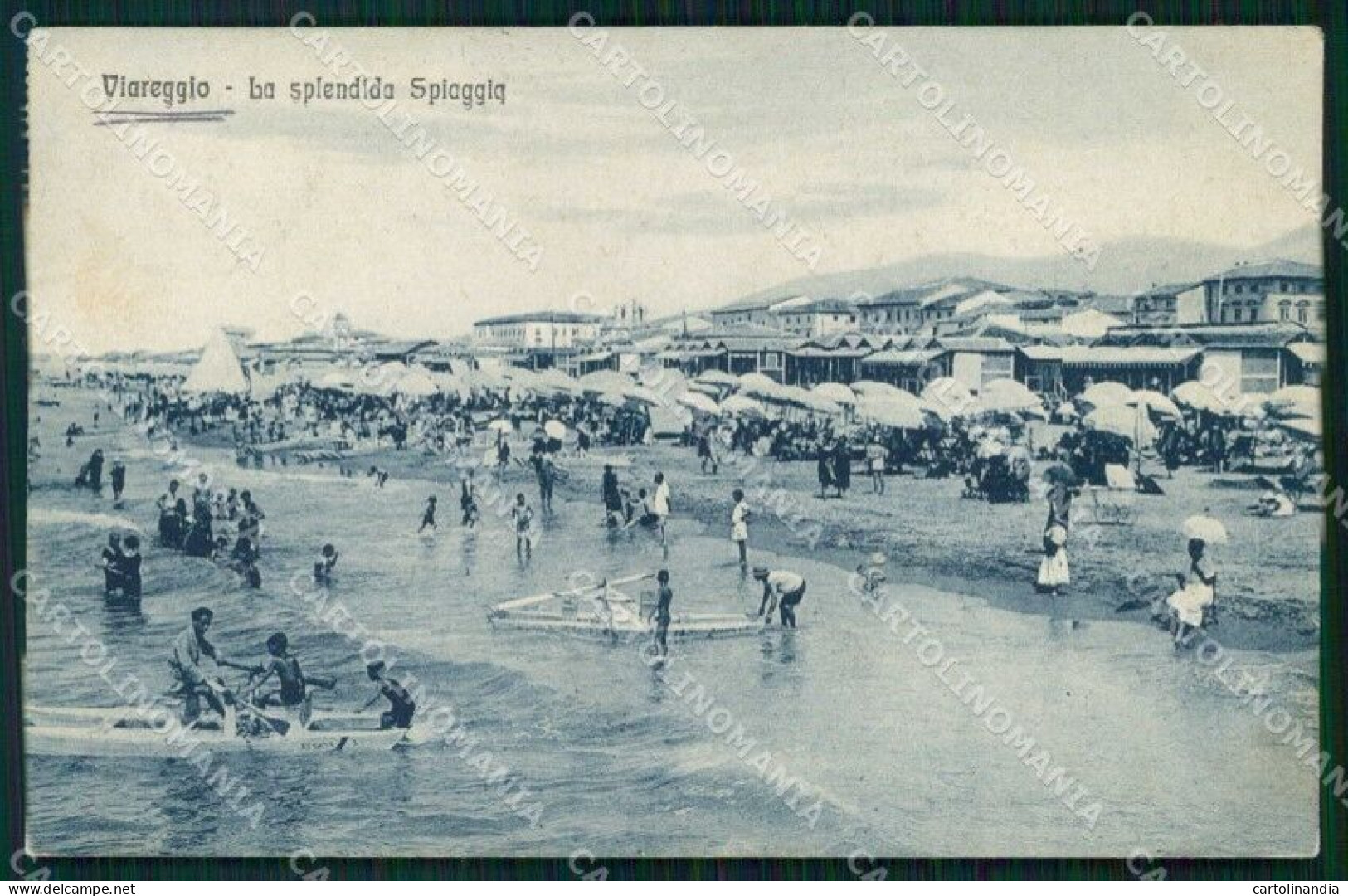 Lucca Viareggio Splendida Spiaggia Alterocca 79269 Cartolina RT2014 - Lucca