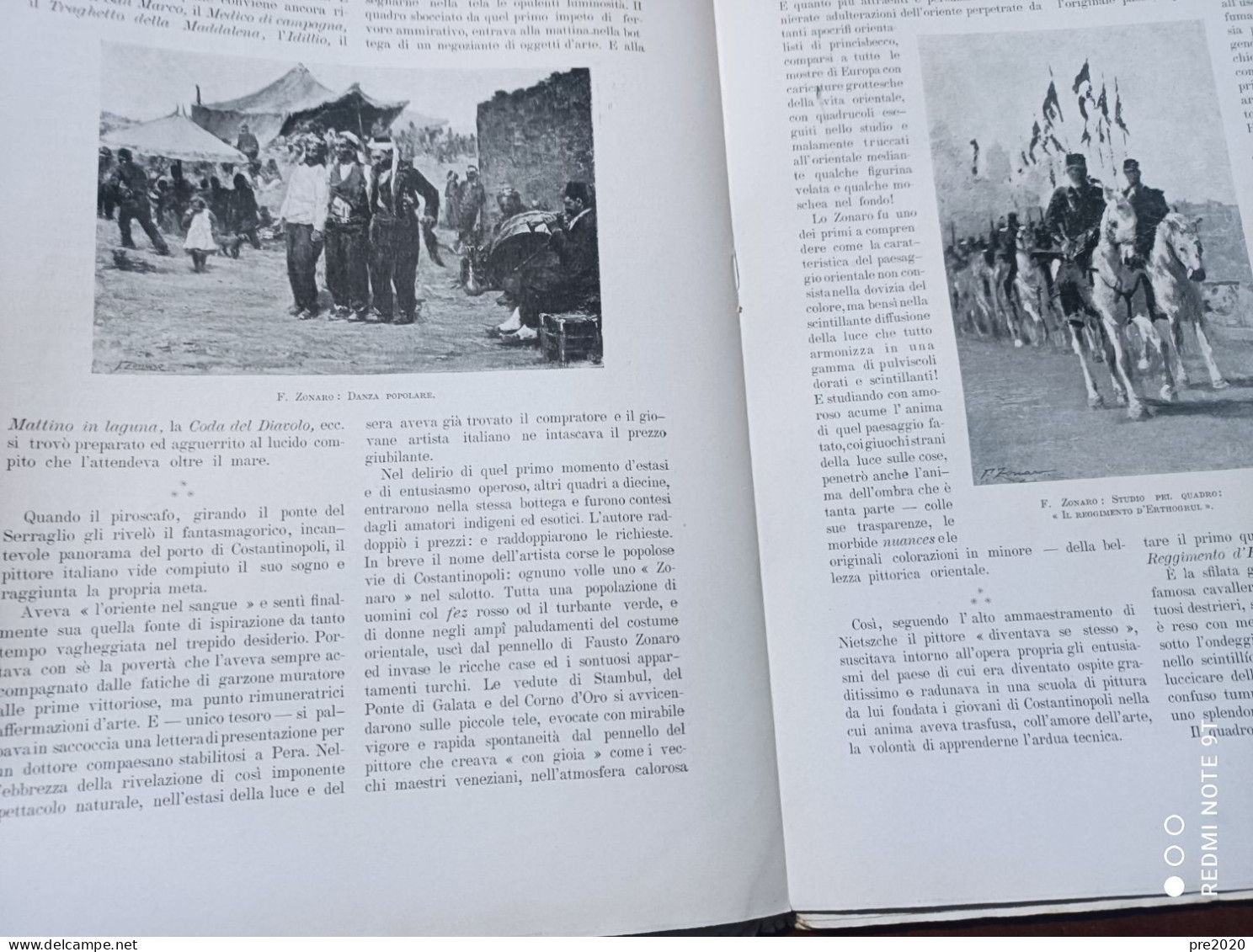 LA CULTURA MODERNA 1912 FAUSTO ZONARO PITTORE MASI - Otros & Sin Clasificación