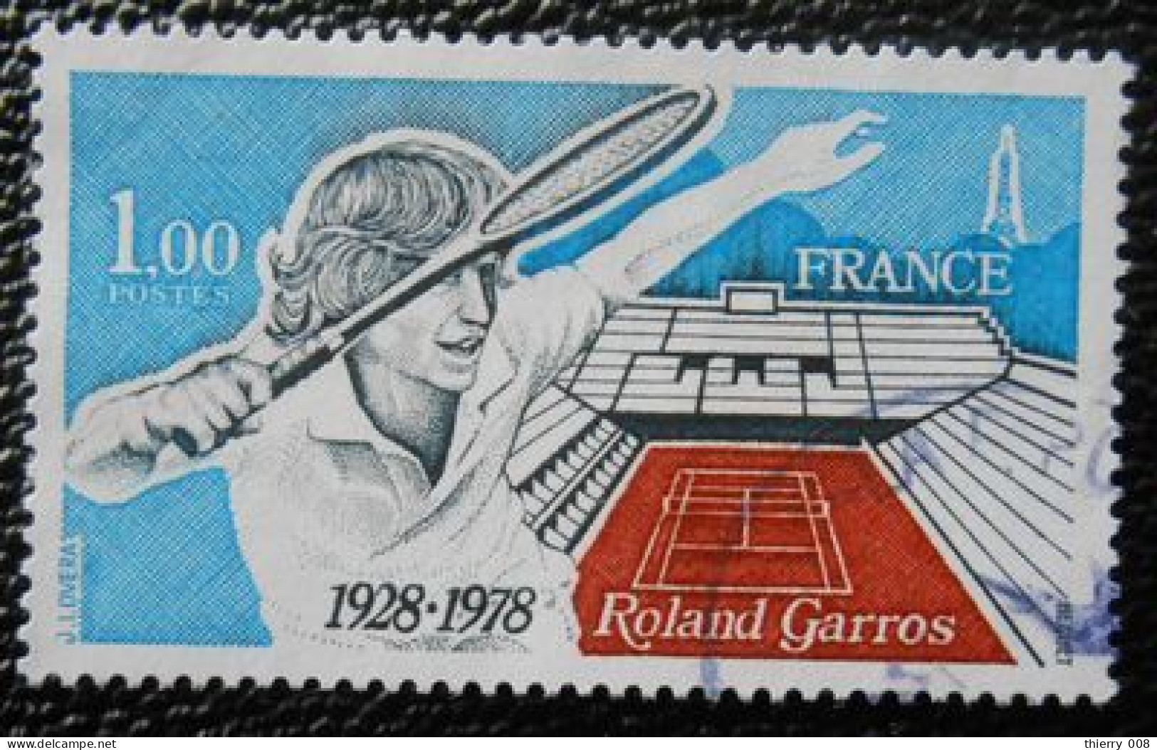 2012 France 1978 Oblitéré  Cinquantenaire Du Stade Roland Garros Tennis - Usados