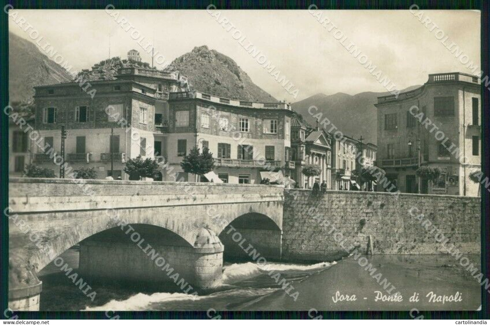 Frosinone Sora Ponte Di Napoli Foto Cartolina RT1723 - Frosinone