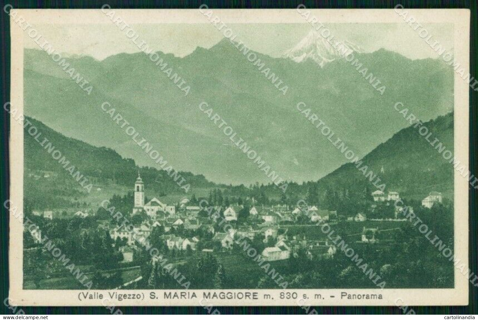 Verbania Santa Maria Maggiore Val Vigezzo Cartolina RT1704 - Verbania