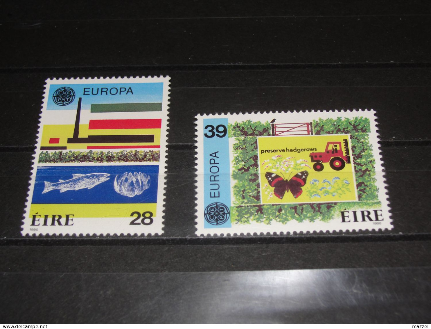 IERLAND,  NUMMER  589-590  POSTFRIS ( MNH), - Unused Stamps