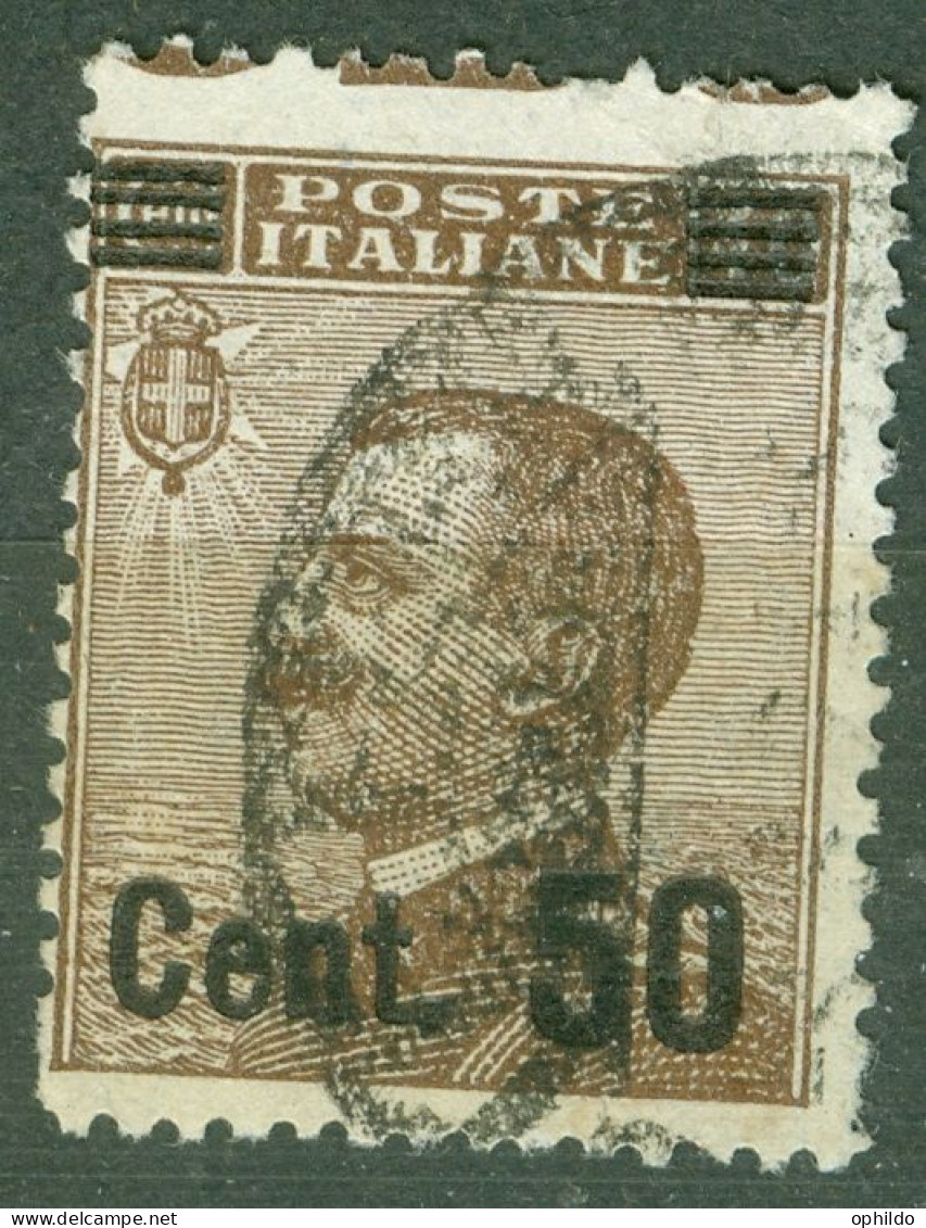 Italie   Yvert  132  Ou Sassone  139  Ob  TB  Grand Format Avec Debut Du Haut De Feuille   - Used