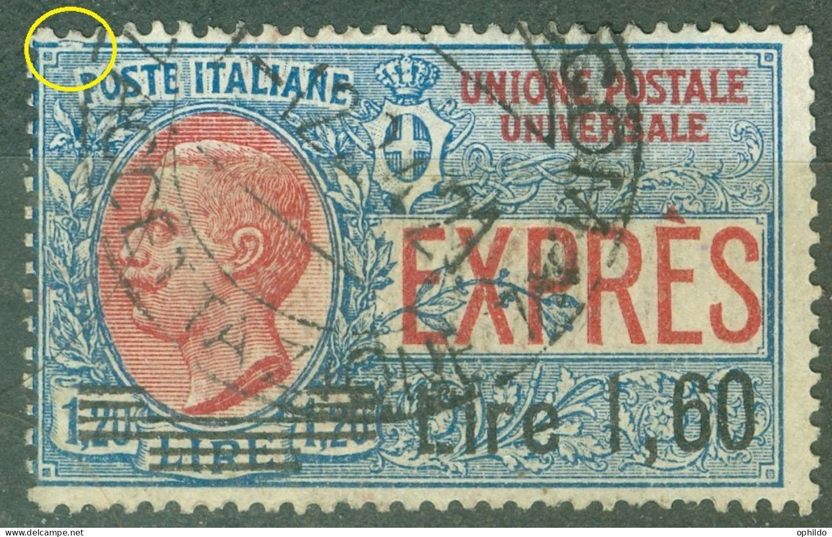 Italie  Express  Sassone  10 Ob   TB  Avec Petite Variété Voir Scan - Poste Exprèsse