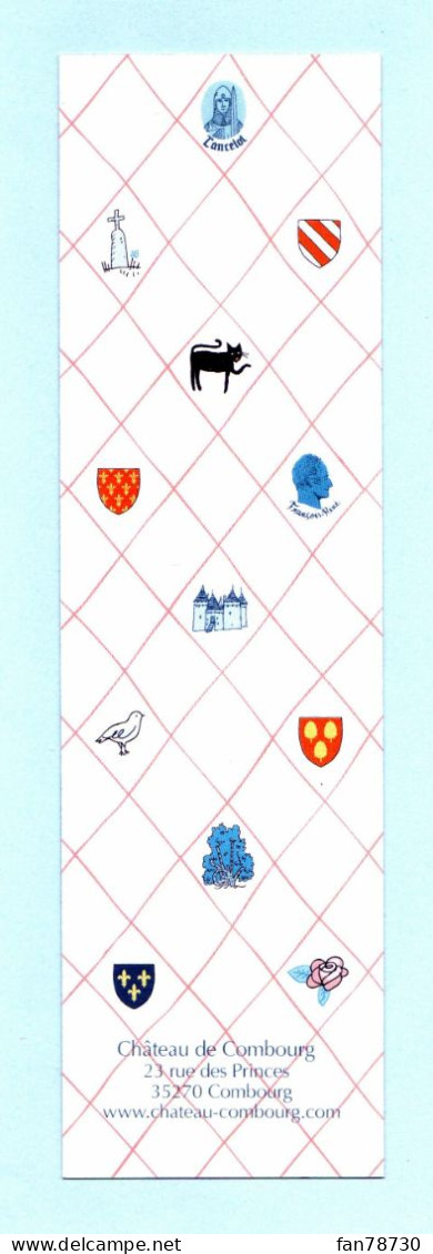 Marque-Pages Ille Et Vilaine - Château De Combourg - Frais Du Site Déduits - Bookmarks