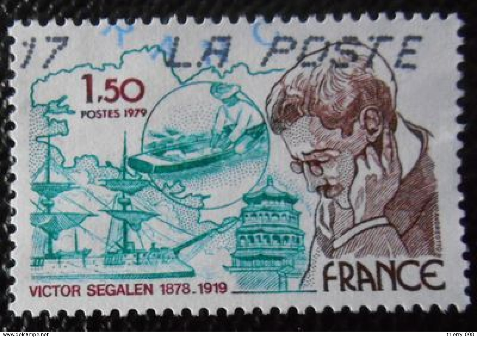 2034 France 1979 Oblitéré  Victor Segalen Ecrivain - Used Stamps