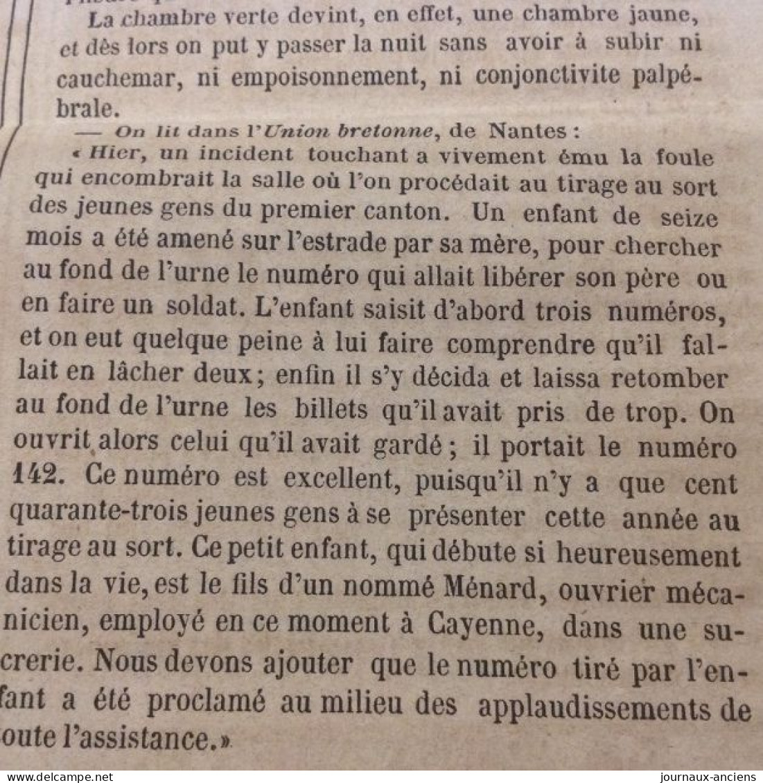 1859 SAONE ET LOIRE REVUE D'AUTUN N° 3 Première Année - Four A Chaux De SAINT DENIS - CONSCRITS - NOUVELLES LOCALES - Ohne Zuordnung