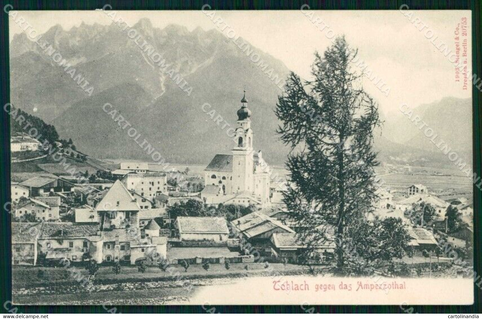 Bolzano Dobbiaco Val Pusteria Stengel 20753 Cartolina RT3957 - Bolzano (Bozen)