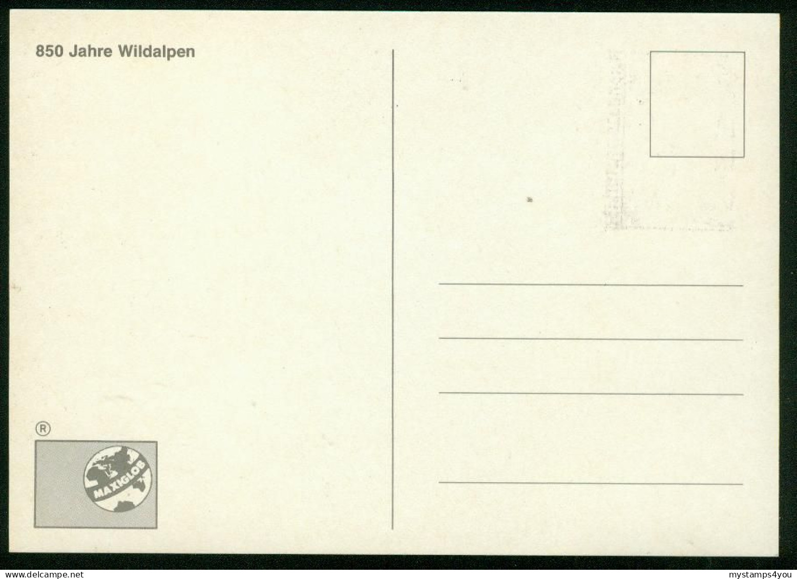 Mk Austria Maximum Card 1989 MiNr 1969 | 850th Anniv Of Wildalpen #max-0047 - Maximumkarten (MC)