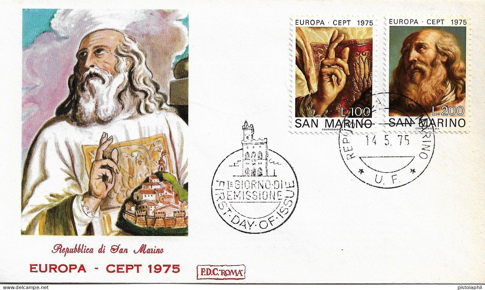 Fdc Roma: EUROPA (1975) No Viaggiata - FDC