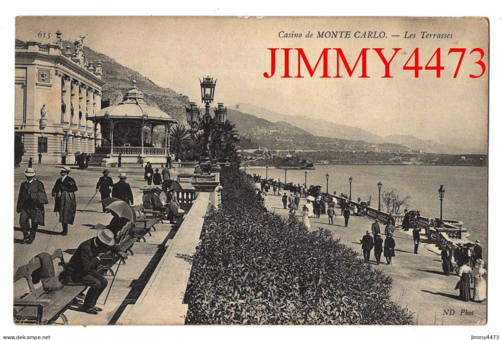 CPA - Casino De MONTE-CARLO En 1903 - Les Terrasses ( Bien Animées ) Coll. ND Phot. - Monte-Carlo