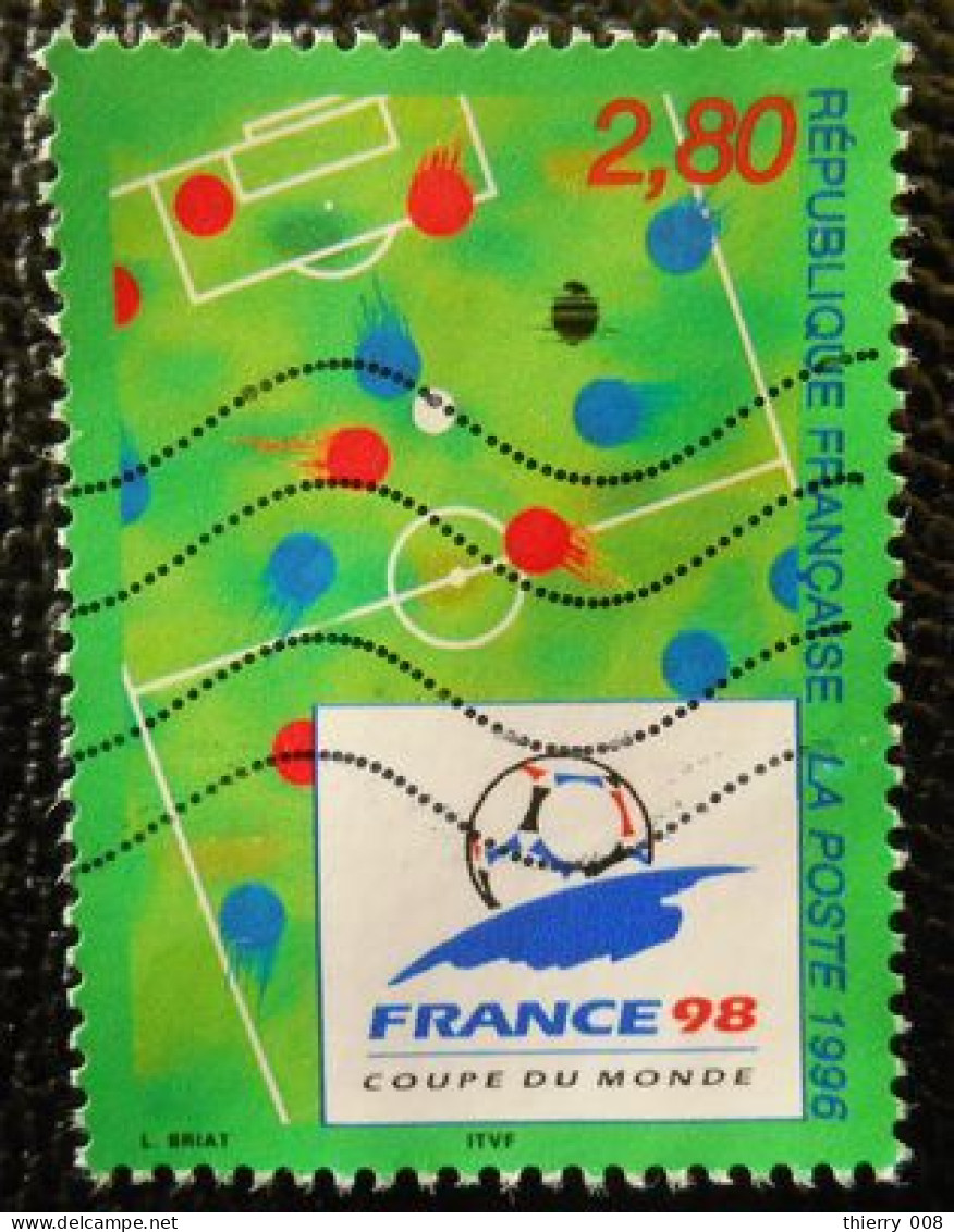 2985 France 1995 Oblitéré  France98 France 98 Foot Football Coupe Du Monde - Oblitérés