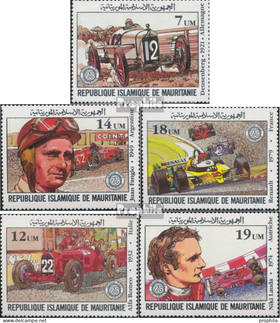 Mauretanien 749-753 (kompl.Ausg.) Postfrisch 1982 Grosser Preis V. Frankr. - Mauritanië (1960-...)