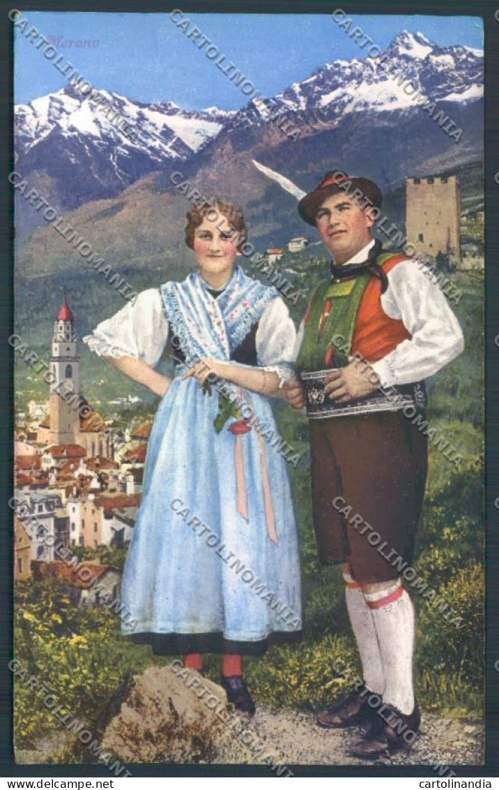 Bolzano Merano Costumi Cartolina ZT9137 - Bolzano (Bozen)
