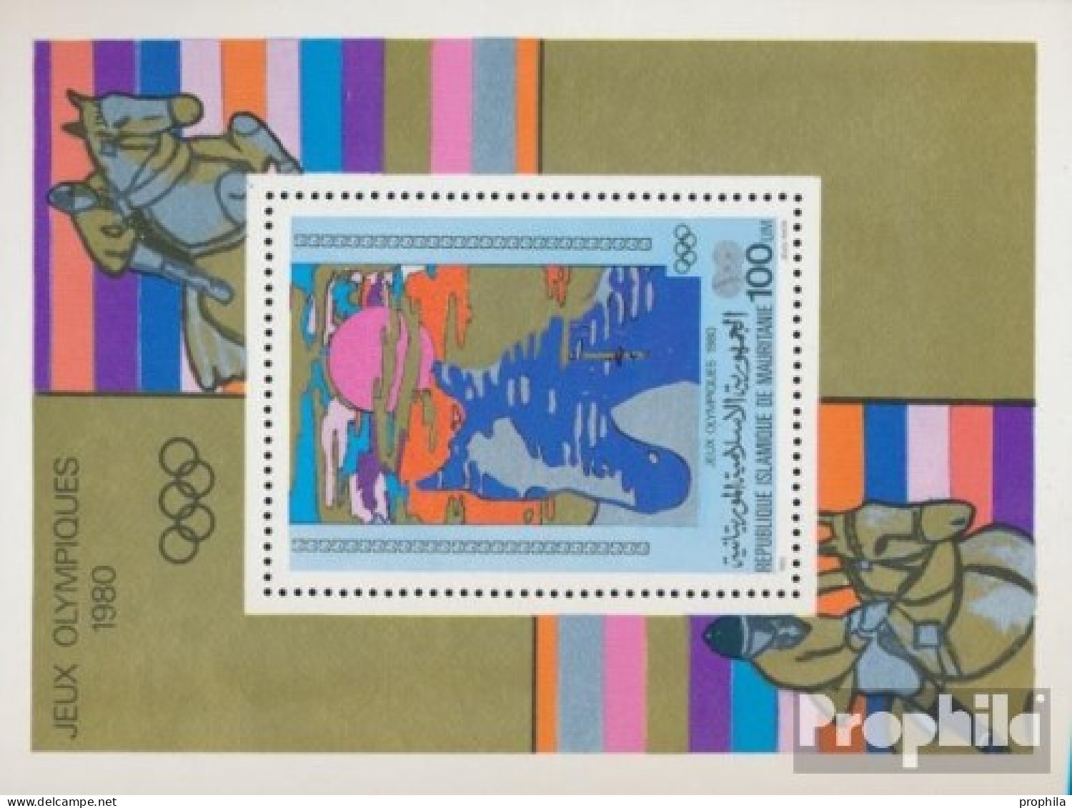 Mauretanien Block27 (kompl.Ausg.) Postfrisch 1980 Olymp. Sommerspiele - Mauritanie (1960-...)