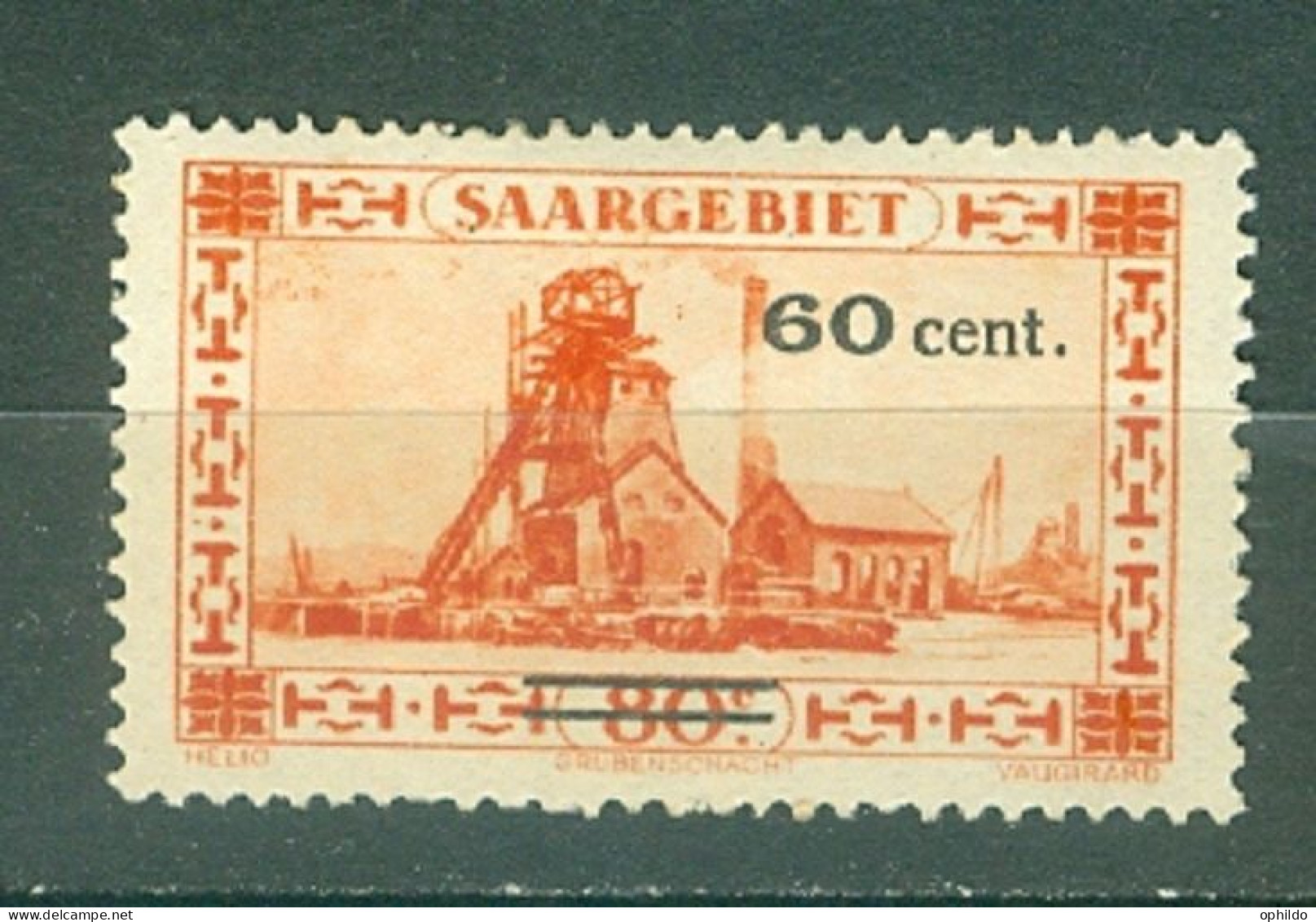 Sarre  Yvert  139  *  Quasi TB  - Unused Stamps