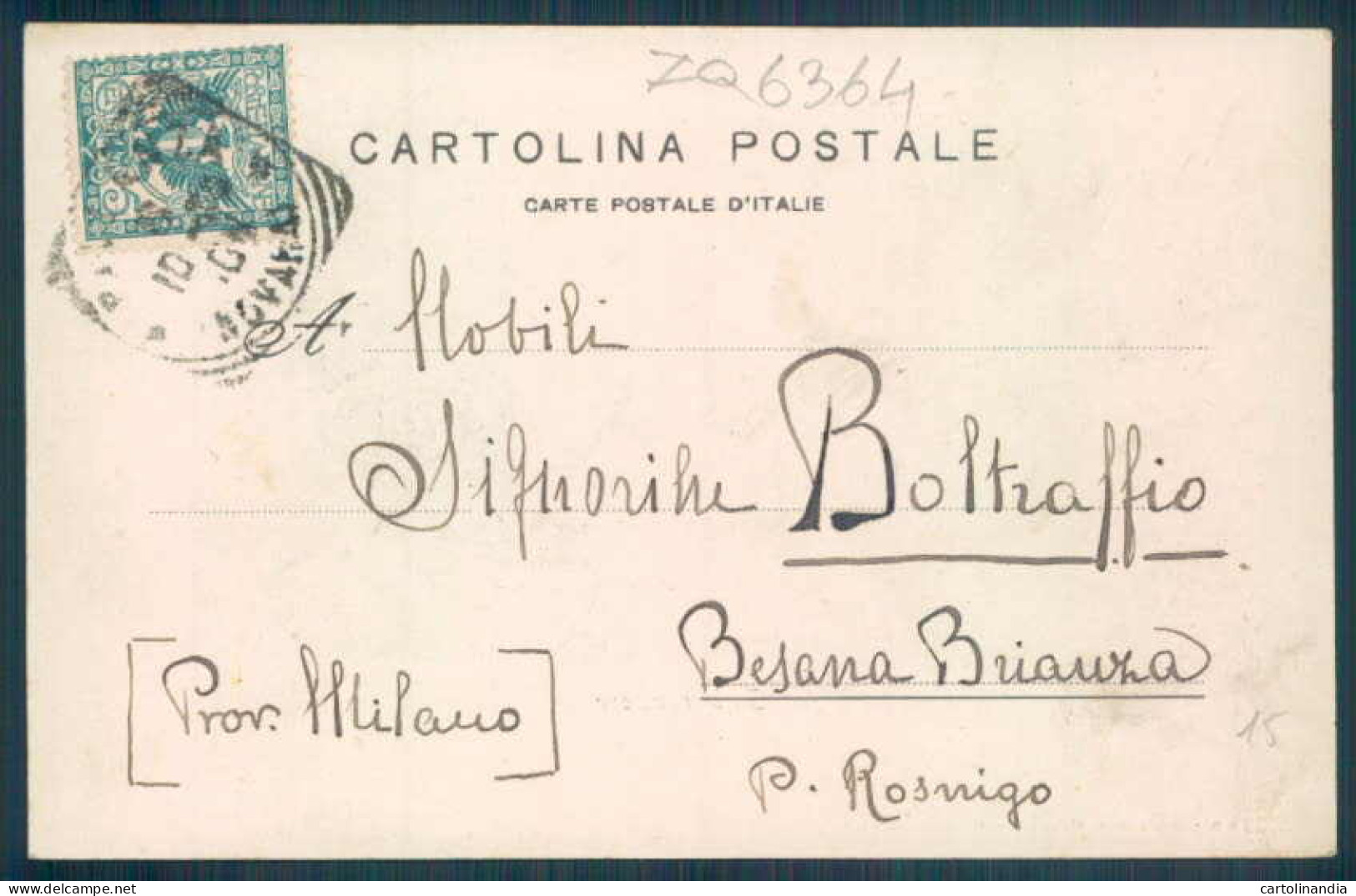 Verbania Pallanza Battello Cartolina ZQ6364 - Verbania