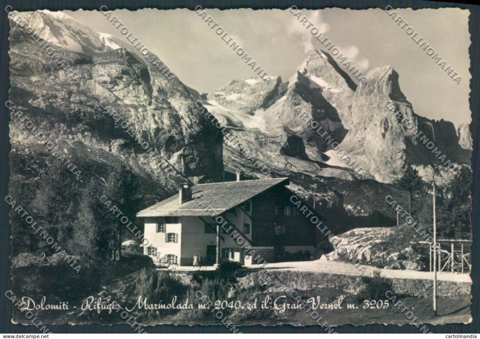 Trento Rifugio Marmolada Foto FG Cartolina ZF2231 - Trento