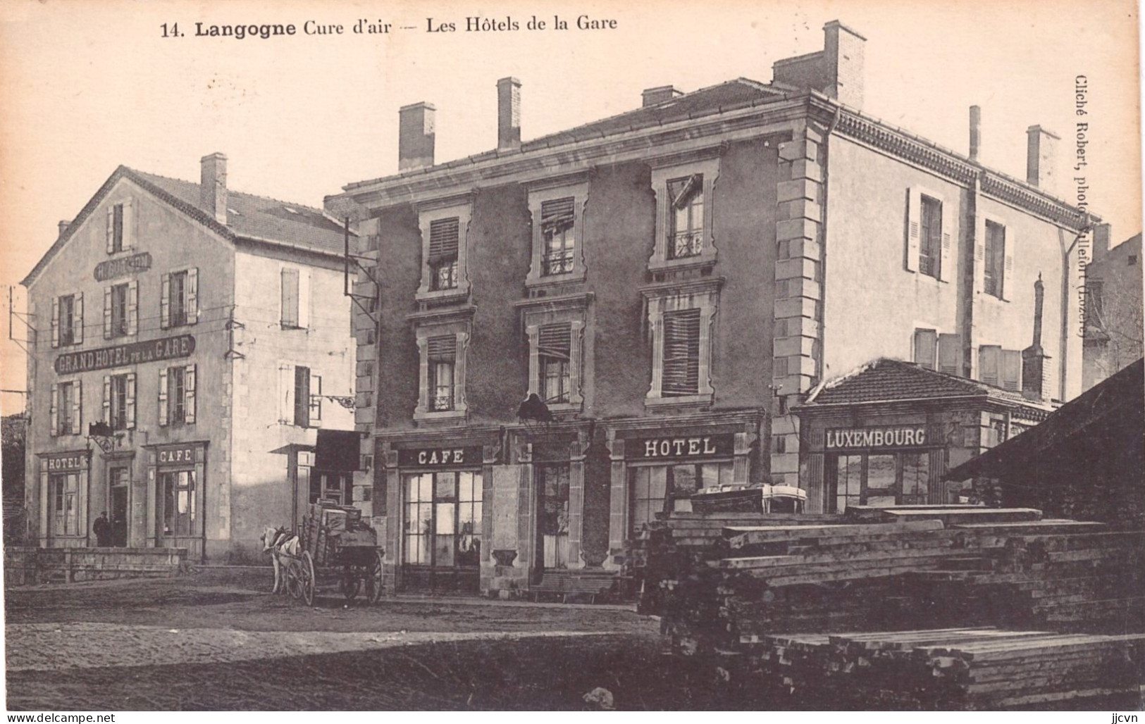 *48* - Lozère - Langogne - Les Hôtels De La Gare - Langogne
