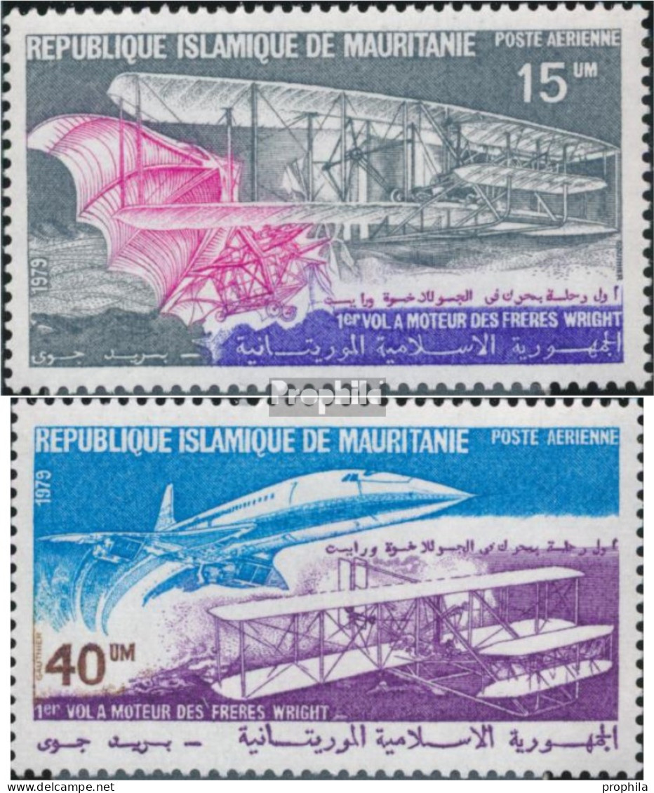 Mauretanien 623-624 (kompl.Ausg.) Postfrisch 1979 Motorflug - Mauritania (1960-...)