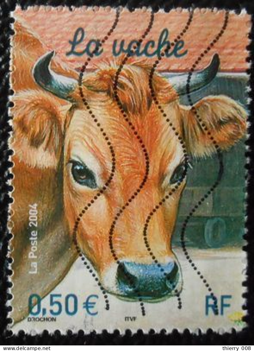 3664 France 2004 Oblitéré  La Vache - Used Stamps
