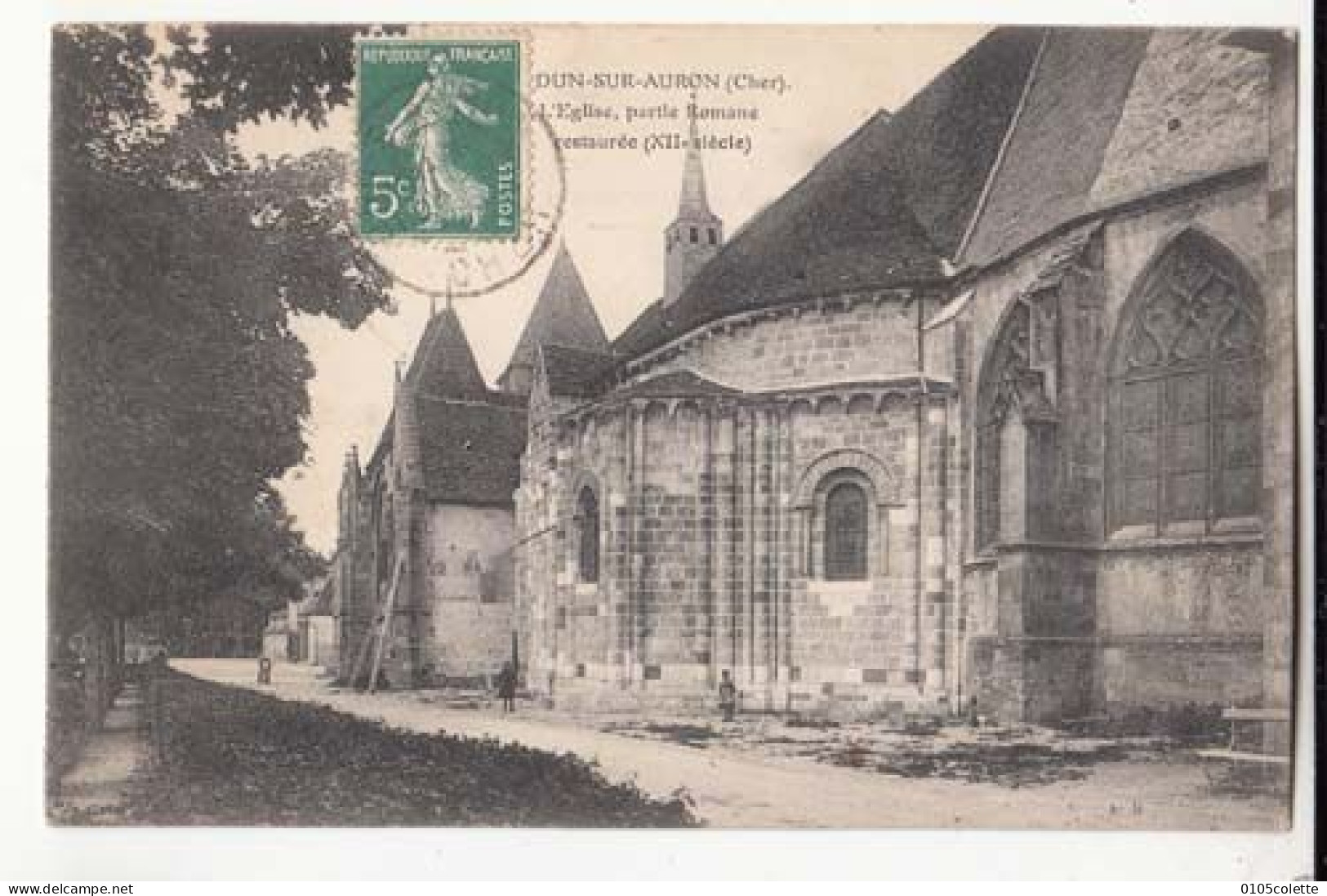 Carte France 18 - Dun Sur Auron - L'Eglise  -  PRIX FIXE - ( Cd072) - Dun-sur-Auron