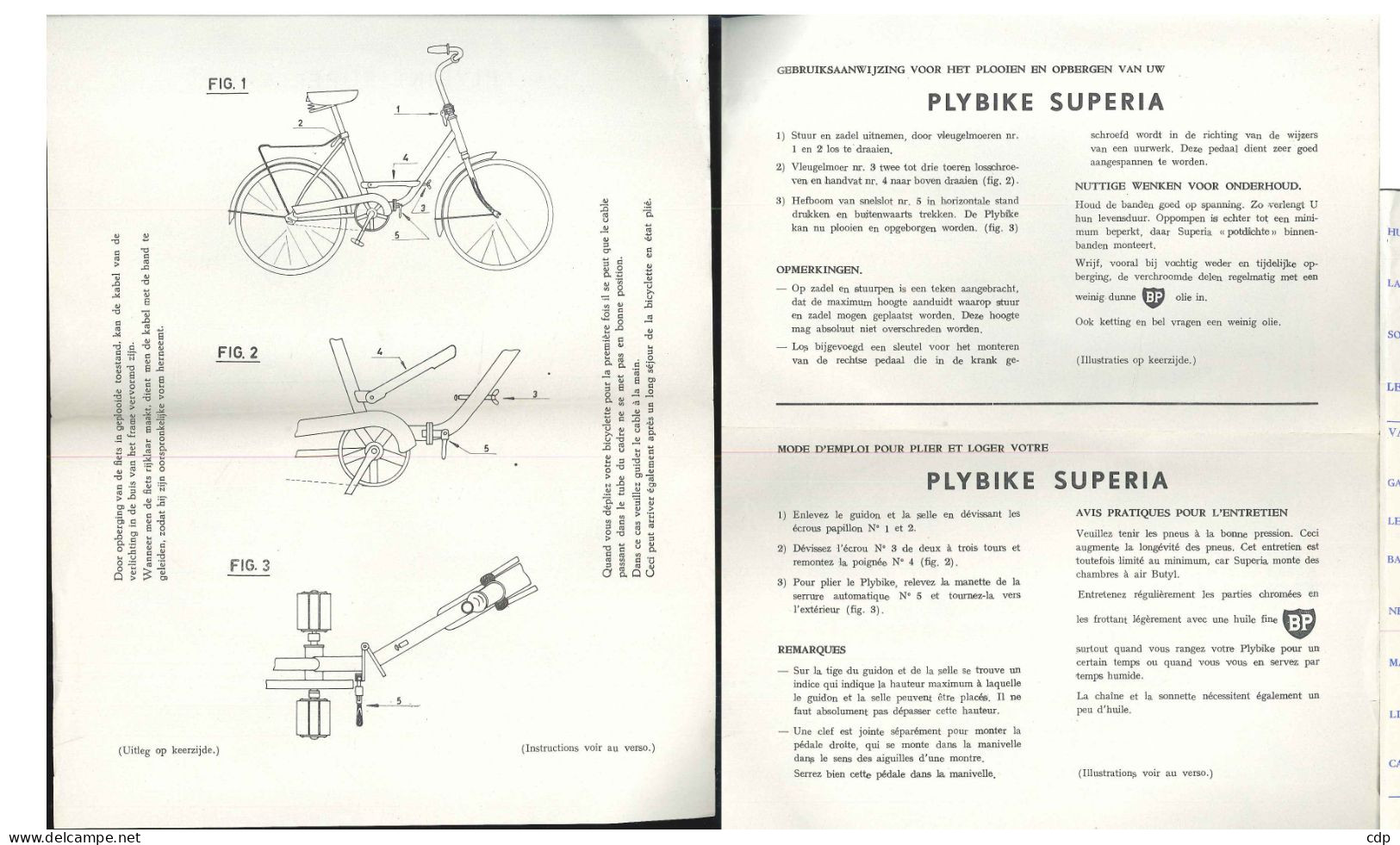 Publicités Vélos Supéria - Publicités