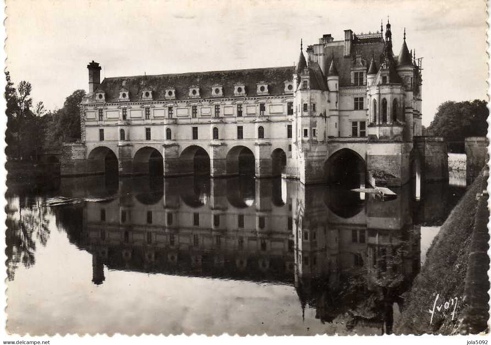 37 - CHENONCEAUX - Le Château - Façade Est Et La Tour Des Marques - Chenonceaux