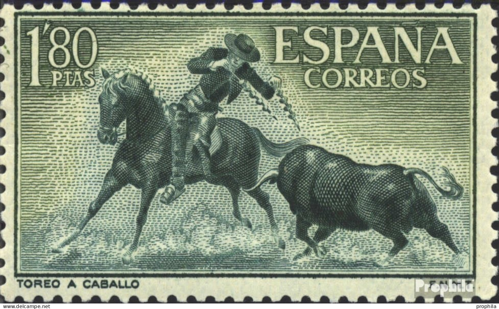 Spanien 1161 Postfrisch 1960 Stierkampf - Unused Stamps