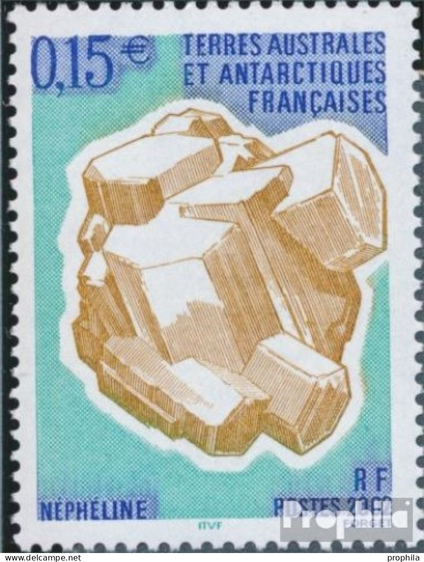 Französ. Gebiete Antarktis 479 (kompl.Ausg.) Postfrisch 2002 Mineralien - Neufs