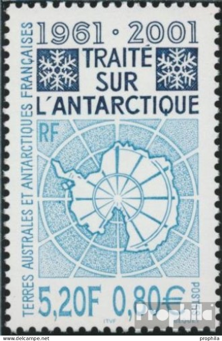 Französ. Gebiete Antarktis 458 (kompl.Ausg.) Postfrisch 2001 Antarktisvertrag - Unused Stamps
