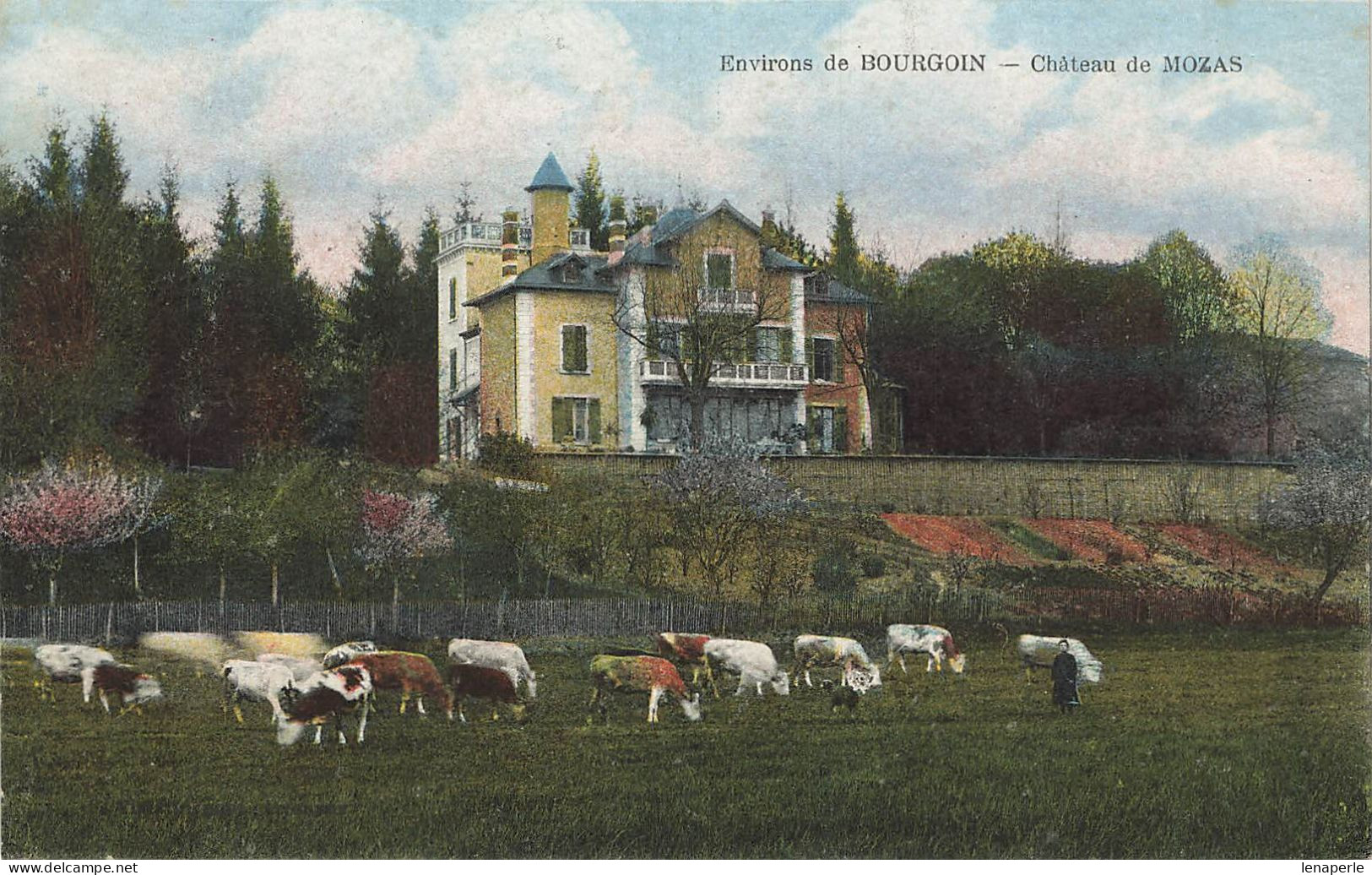 D6949 Environs De Bourgoin Chateau De Mozas - Bourgoin