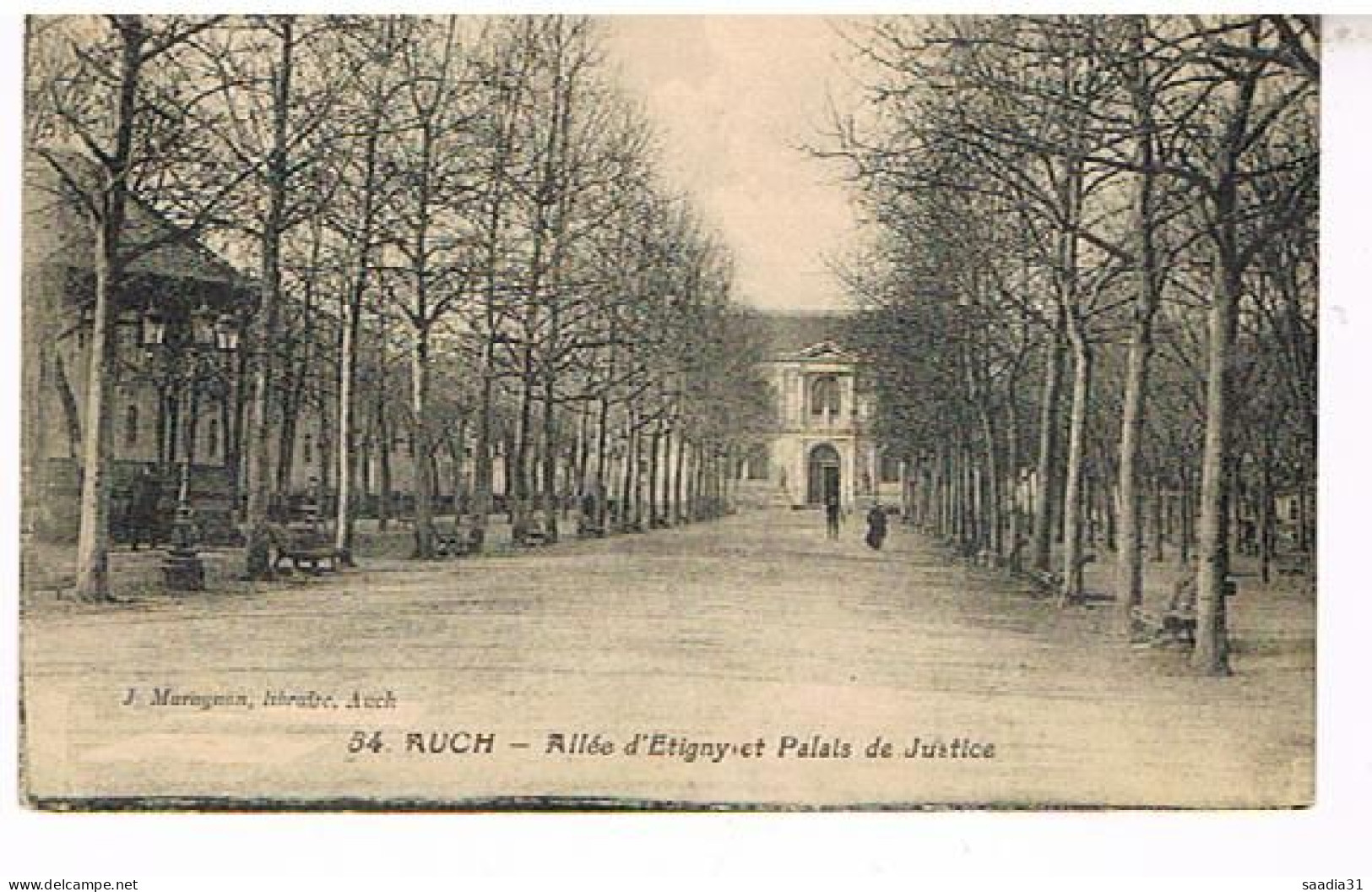 32  AUCH  ALLEE D ETIGNY ET PALAIS DE JUSTICE - Auch