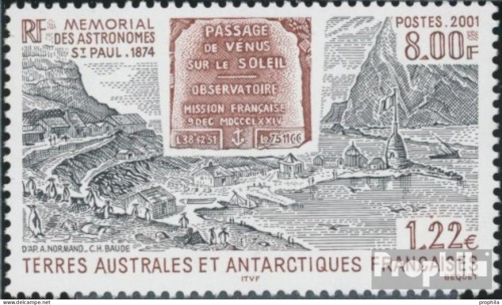 Französ. Gebiete Antarktis 450 (kompl.Ausg.) Postfrisch 2001 Wissenschaftliche Expedition - Ongebruikt