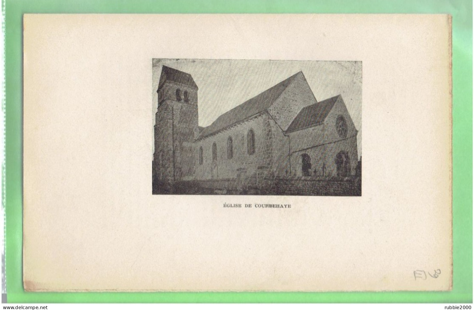 1904 EGLISE DE COURBEHAYE EURE ET  LOIR - Centre - Val De Loire