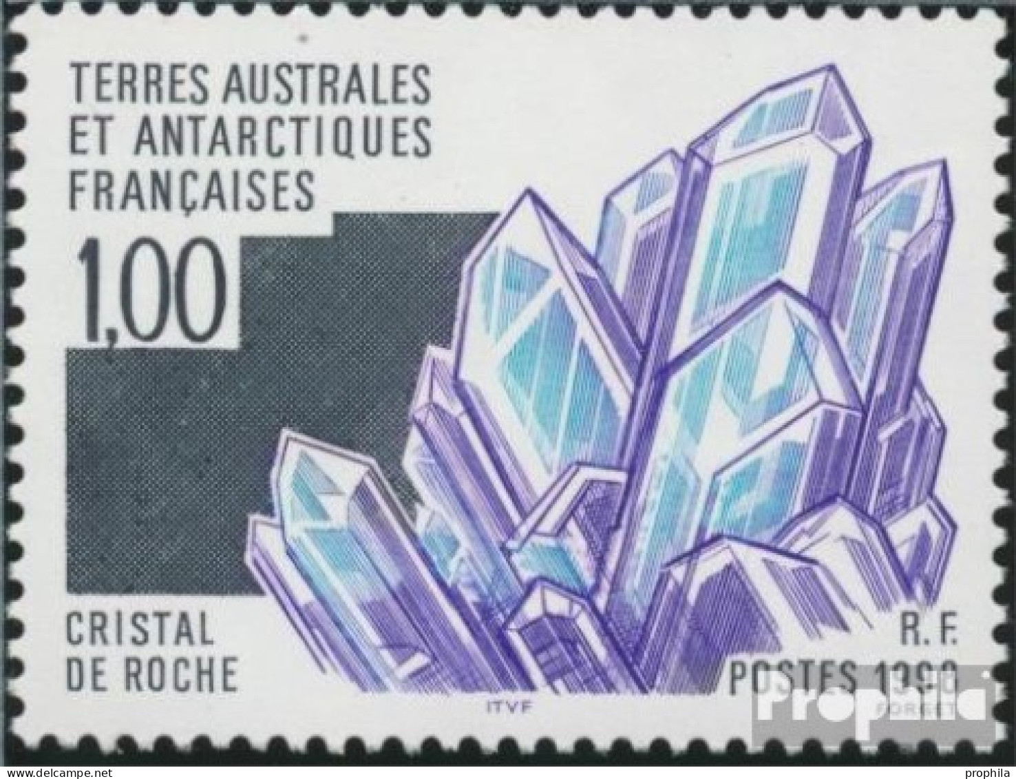 Französ. Gebiete Antarktis 373 (kompl.Ausg.) Postfrisch 1998 Mineralien - Neufs