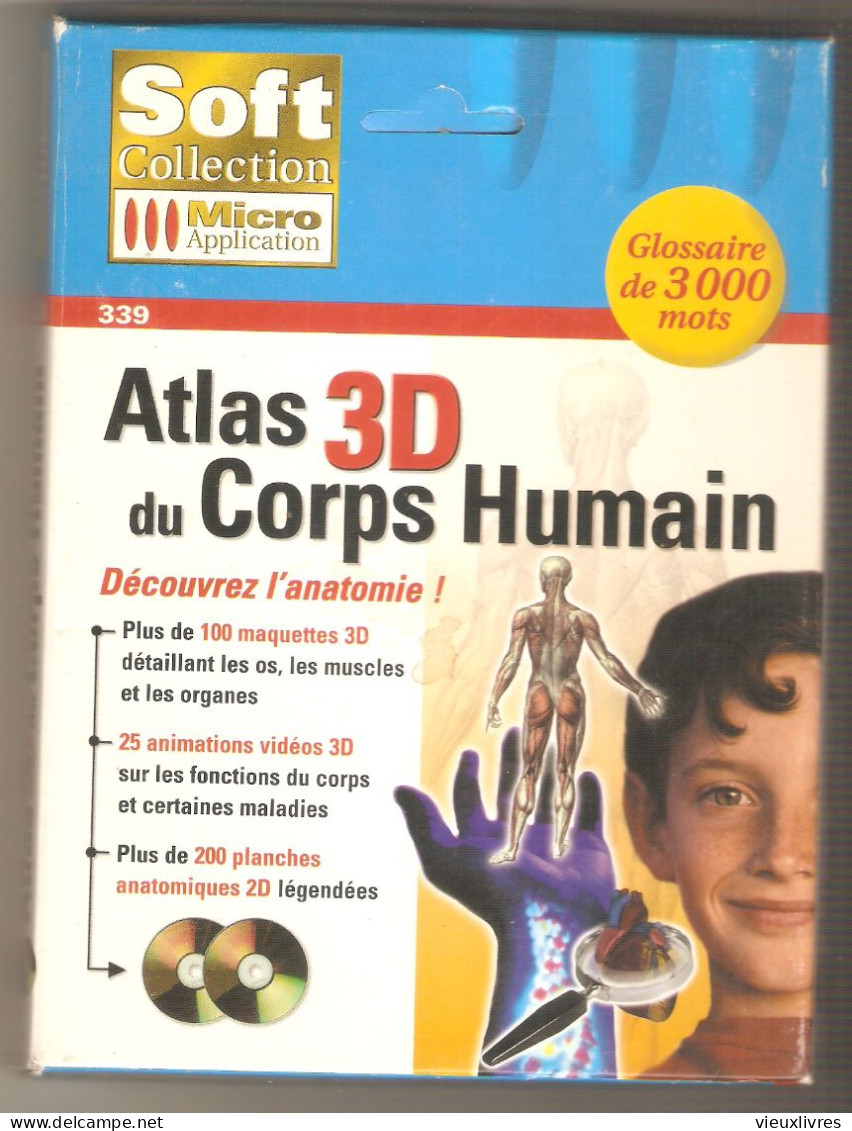 Atlas 3D Du Corps Humain - Computer Archaeology - CD-Rom 1999 (Windows 95 Ou 98) - CD