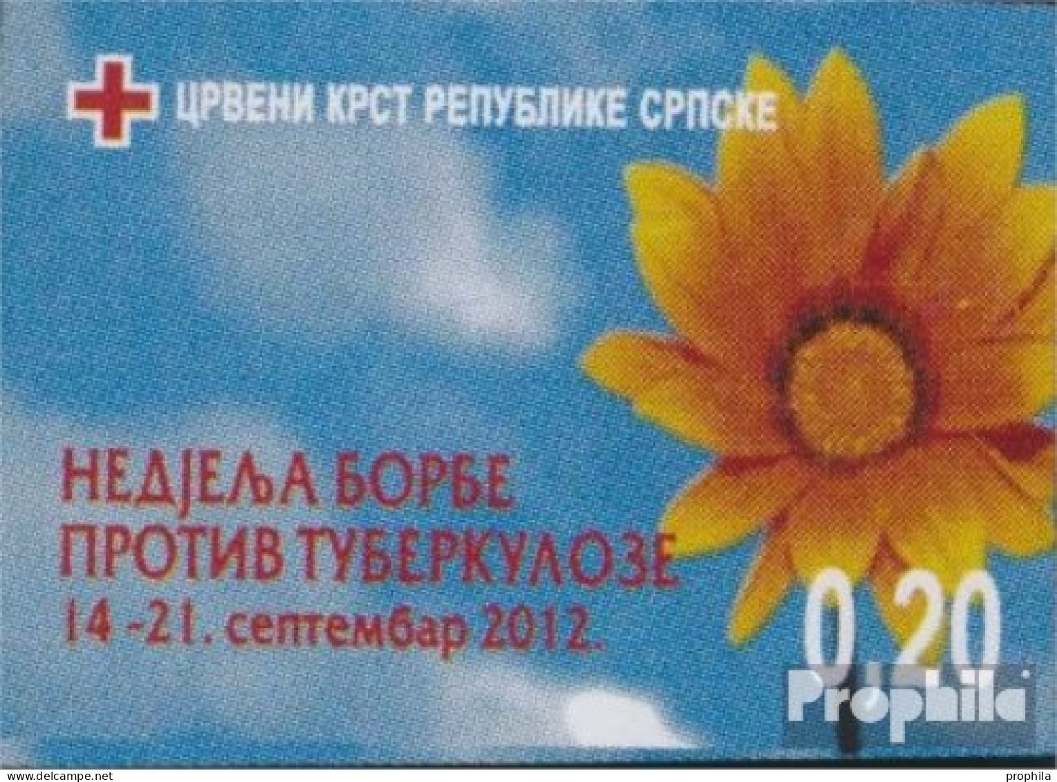 Bosnien - Serbische Republ. Z31B (kompl.Ausg.) Zwangszuschlagsmarken Postfrisch 2012 Rotes Kreuz - Serbie