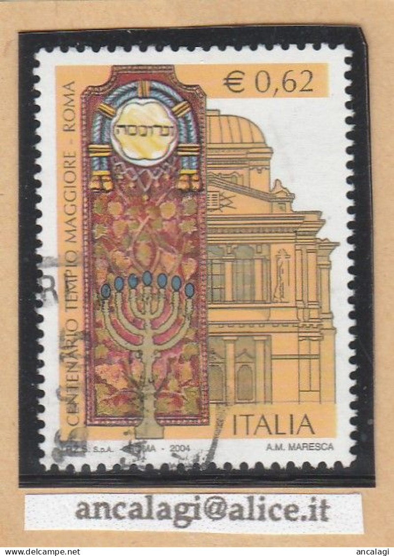 USATI ITALIA 2004 - Ref.0934 "TEMPIO MAGGIORE, ROMA" 1 Val. - - 2001-10: Oblitérés