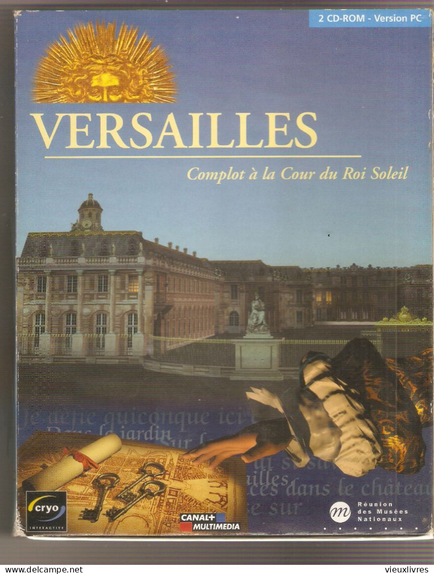 Versailles Complot à La Cour Du Roi-Soleil 2 CD-ROm Ludiques Et éducatifs - PC - CD