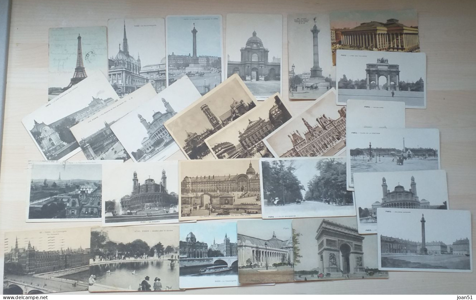 LOT  CARTES POSTALES DE PARIS - Colecciones Y Lotes