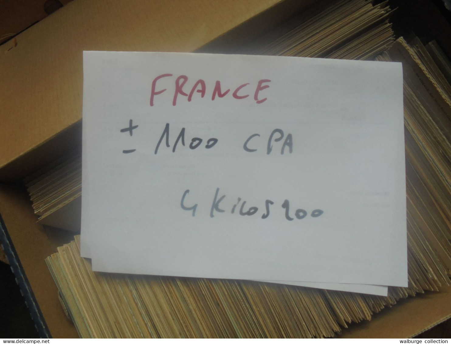 +++FRANCE 100% BEAU LOT +- 1100 CARTES( 95% ANCIENNES-5% SEMIS Et MODERNES)+++4 KILOS 200 (Lire çi-bas) - 500 CP Min.