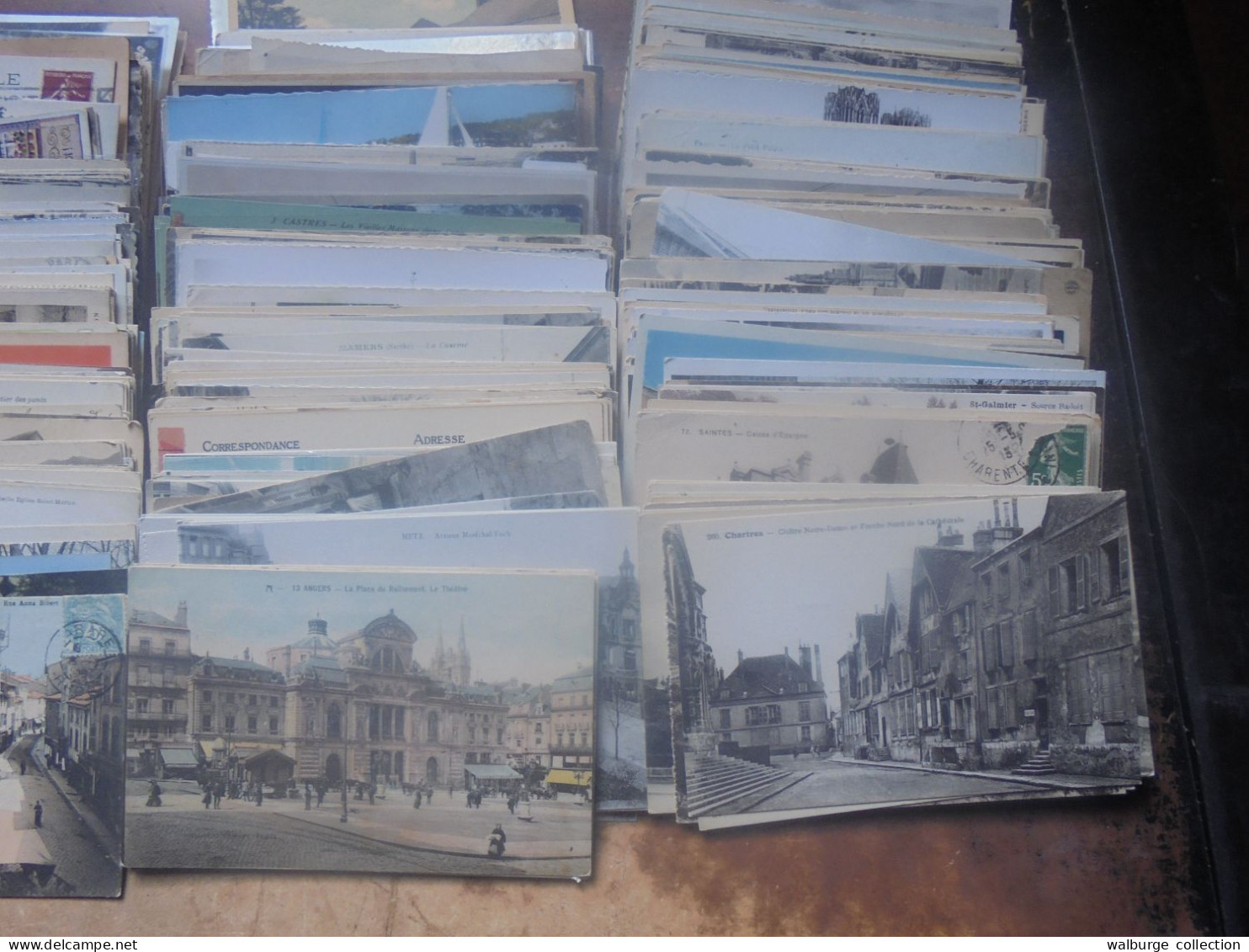 +++FRANCE 100% BEAU LOT +- 1100 CARTES( 95% ANCIENNES-5% SEMIS Et MODERNES)+++4 KILOS 200 (Lire çi-bas) - 500 Postcards Min.