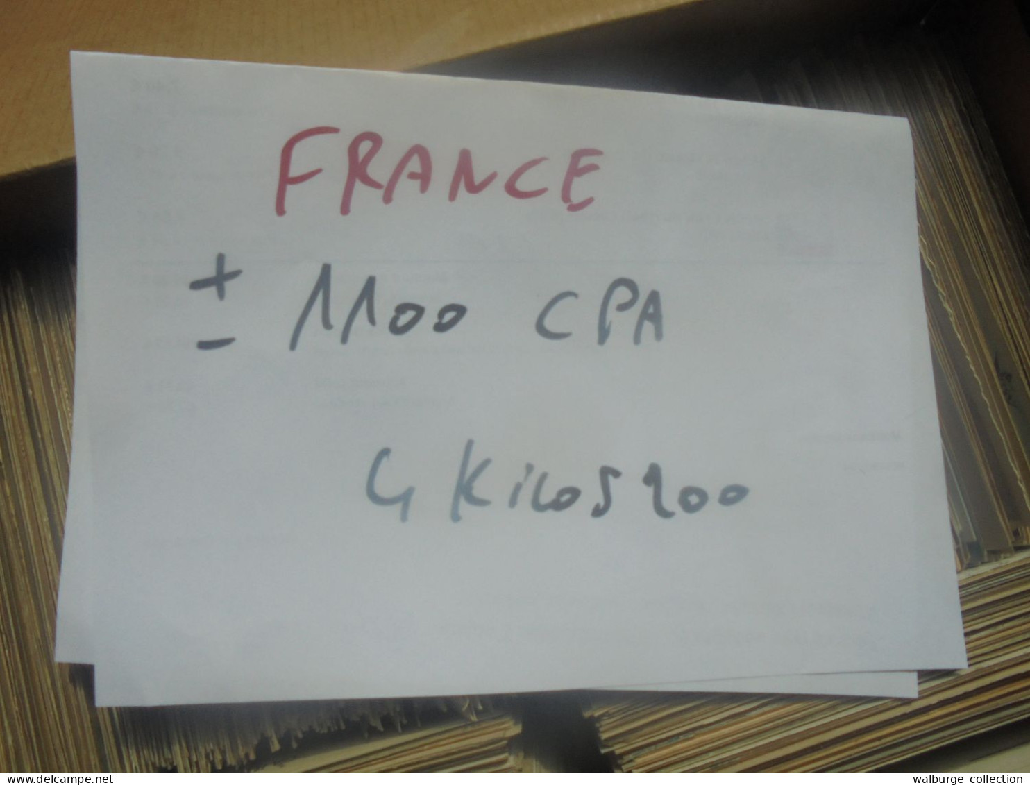 +++FRANCE 100% BEAU LOT +- 1100 CARTES( 95% ANCIENNES-5% SEMIS et MODERNES)+++4 KILOS 200 (Lire çi-bas)