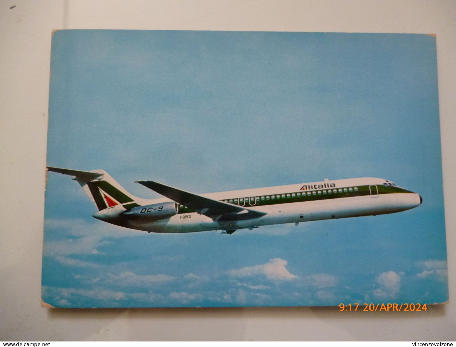 Cartolina  "ALITALIA MC DONNEL DOUGLAS DC - 9 10 /30" - 1946-....: Modern Era