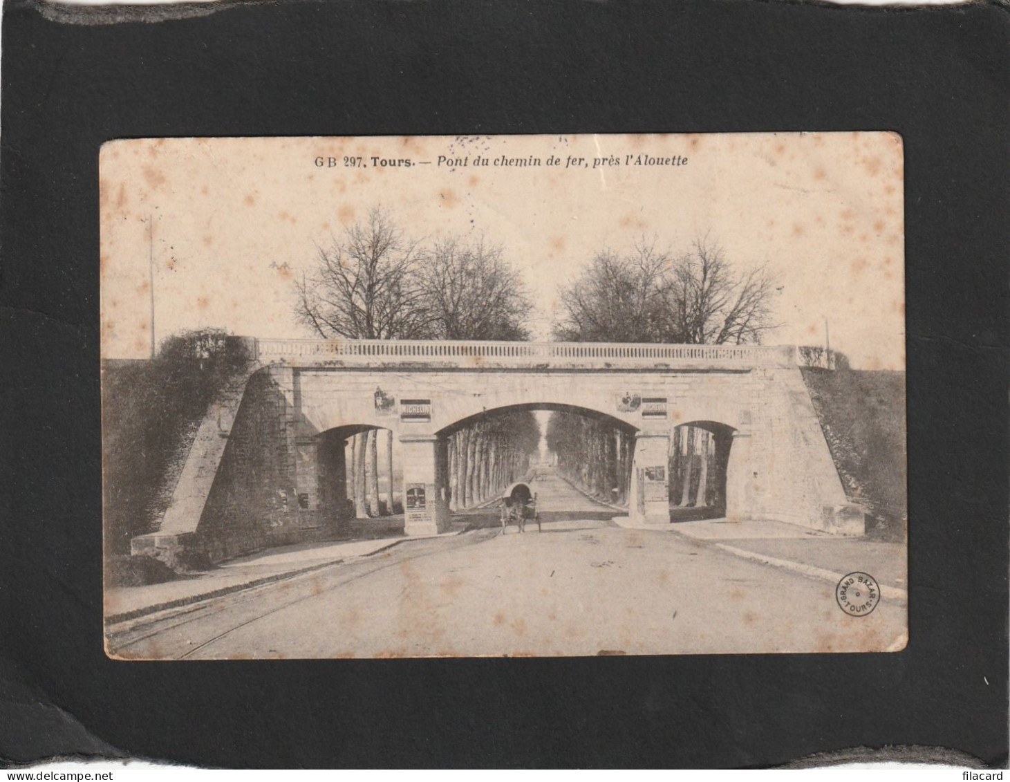 128581          Francia,    Tours,   Pont  Du  Chemin  De Fer,   Pres  L"Alouette,   VGSB   1906 - Tours