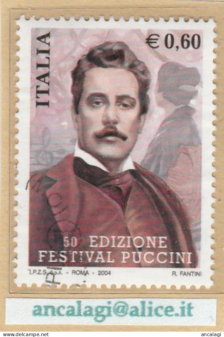 USATI ITALIA 2004 - Ref.0935 "GIACOMO PUCCINI" 1 Val. - - 2001-10: Oblitérés